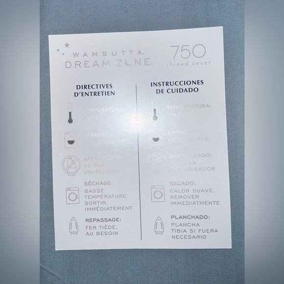 Wamsutta KING 100% ULTRA FINE Sateen weave cotton European pillowcases - Picture 2 of 9